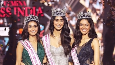 Sini Shetty studied accounting and finance at S.K.Somaiya Degree College of Arts, Science, and Commerce, Vidhyavihar, Mumbai, and got her bachelor's degree there. (Instagram/@missindiaorg) Sini Shetty studied accounting and finance at S.K.Somaiya Degree College of Arts, Science, and Commerce, Vidhyavihar, Mumbai, and got her bachelor's degree there. (Instagram/@missindiaorg)