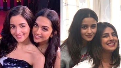 Alia Bhatt spoke about Deepika Padukone and Priyanka Chopra. Alia Bhatt spoke about Deepika Padukone and Priyanka Chopra.