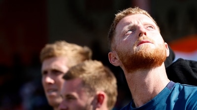 England's Ben Stokes looks dejected after the defeat in 5th Test (REUTERS)