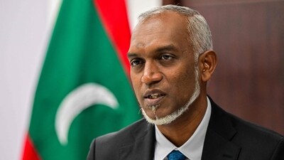 Maldives president Mohammed Muizzu (AFP)
