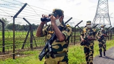 Meeting between the chiefs of the border security forces in India and Bangladesh are held twice a year, once in each country. (PTI) Meeting between the chiefs of the border security forces in India and Bangladesh are held twice a year, once in each country. (PTI)
