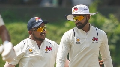 Shreyas Iyer in action during the Ranji Trophy semi-final match between Tamil Nadu and Mumbai (PTI) Shreyas Iyer in action during the Ranji Trophy semi-final match between Tamil Nadu and Mumbai (PTI)