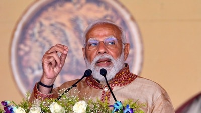 PM Modi in Jorhat district of Assam (PTI) (PTI) PM Modi in Jorhat district of Assam (PTI) (PTI)