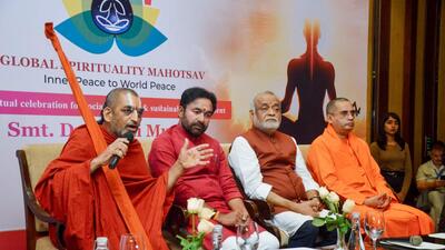 Representatives of 300 spiritual organisations will be participating in Global Spirituality Mahotsav. (ANI) Representatives of 300 spiritual organisations will be participating in Global Spirituality Mahotsav. (ANI)