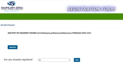 THDC India Limited Recruitment 2024: Application invited for Engineer Trainee posts THDC India Limited Recruitment 2024: Application invited for Engineer Trainee posts