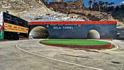 The ‘Sela Tunnel’ was virtually inaugurated by the Prime Minister Narendra Modi on Saturday. (PTI)