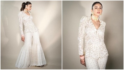 Newly-wed Rakul Preet Singh is a total stunner and continues to hit fashion targets like a pro. Her post-wedding glow is evident in her latest picture in a white ethnic outfit. Whether it's a sartorial saree or a chic jumpuist, the actress can pull off any look to perfection. We are still not over her dreamy wedding looks and the diva has surprised us with another stunning look that is sure to steal your heart. Looking like an ethereal princess in a white ethnic ensemble, she serves up fashion inspiration. (Instagram/@rakulpreet) Newly-wed Rakul Preet Singh is a total stunner and continues to hit fashion targets like a pro. Her post-wedding glow is evident in her latest picture in a white ethnic outfit. Whether it's a sartorial saree or a chic jumpuist, the actress can pull off any look to perfection. We are still not over her dreamy wedding looks and the diva has surprised us with another stunning look that is sure to steal your heart. Looking like an ethereal princess in a white ethnic ensemble, she serves up fashion inspiration. (Instagram/@rakulpreet)