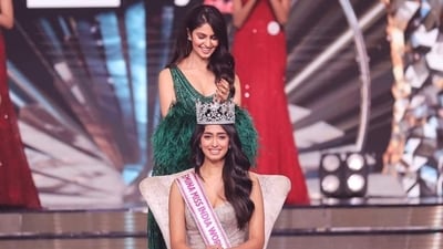 Sini Shetty, the winner of the Femina Miss India 2022 title, is representing India at the Miss World pageant.&nbsp; (Instagram)