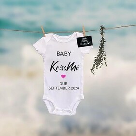KrissMi Baby announcement post on Instagram KrissMi Baby announcement post on Instagram