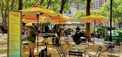 The Reading Room at Bryant Park, New York City (Author)