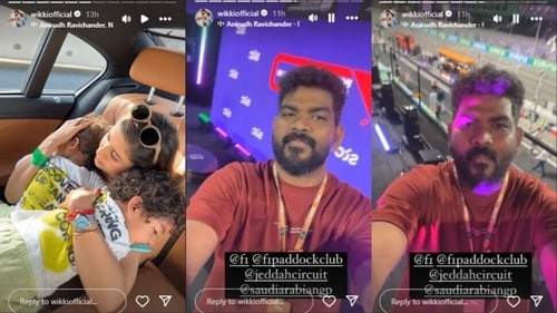 Nayanthara and Vignesh in Saudi Arabia. Nayanthara and Vignesh in Saudi Arabia.