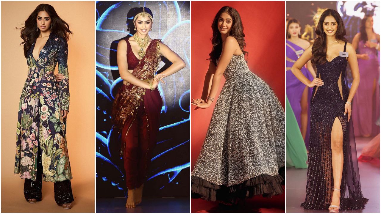 Check out best fashion moments of Sini Shetty from 71st Miss World pageant. (Instagram/@sinishettyy) Check out best fashion moments of Sini Shetty from 71st Miss World pageant. (Instagram/@sinishettyy)