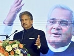 =Chairperson of Mahindra and Mahindra, Anand Mahindra delivers the 4th Atal Bihari Vajpayee Memorial Lecture (ANI)