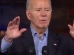 A pro-Palestine protestor interrupted US President Joe Biden's Georgia address on Saturday. A pro-Palestine protestor interrupted US President Joe Biden's Georgia address on Saturday.