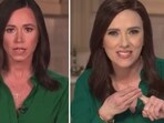 Scarlett Johansson hilarious recreation of Katie Britt's SOTU response takes the Internet by storm (@CollinRugg/X, @nbcsnl/X)