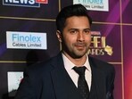 Bollywood actor Varun Dhawan attends the News18 - Showsha Reel Awards 2024 in Mumbai. Bollywood actor Varun Dhawan attends the News18 - Showsha Reel Awards 2024 in Mumbai.