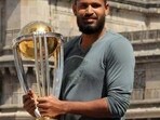 Yusuf Pathan poses with the 2011 ICC World Cup trophy (File Photo/ICC_ Yusuf Pathan poses with the 2011 ICC World Cup trophy (File Photo/ICC_