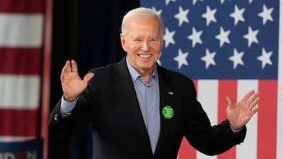Joe Biden jokes about his age in a new ad (AP Photo/Brynn Anderson) (AP) Joe Biden jokes about his age in a new ad (AP Photo/Brynn Anderson) (AP)