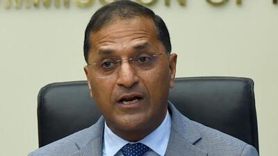 Arun Goel’s term was till November 2027 (Twitter Photo) Arun Goel’s term was till November 2027 (Twitter Photo)