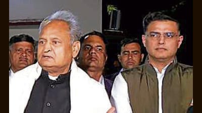 Ashok Gehlot and Sachin Pilot (ANI) Ashok Gehlot and Sachin Pilot (ANI)
