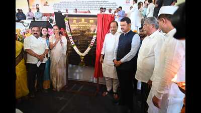 Deputy Chief Minister, Ajit Pawar inaugurated the project on Sunday. The ceremony was attended by Higher and Technical Education Minister Chandrakant Patil, MP Supriya Sule. (HT PHOTO)
