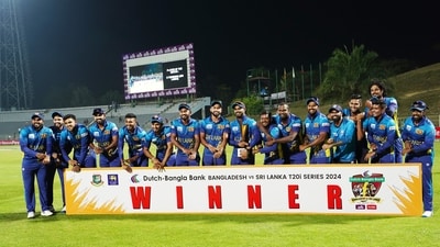 Sri Lanka mocked Bangladesh with their celebration.
