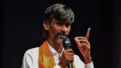 Police said, on his way to Mumbai, Jarange-Patil halted at Wagholi and conducted rally without police permission at around 4 am. Police naik, Ritesh Kale filed a complaint in the incident. (HT FILE)