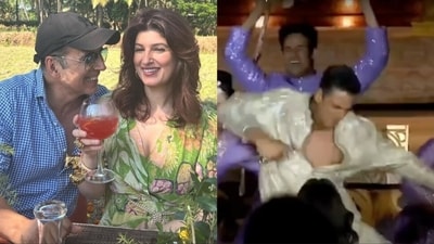 Twinkle Khanna spoke about Akshay Kumar's dance step at the Ambani bash. Twinkle Khanna spoke about Akshay Kumar's dance step at the Ambani bash.