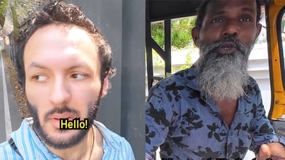 UK vlogger (left) was left impressed with the auto driver's (right) honesty and fluent English. (Instagram/@zakkyzuu) UK vlogger (left) was left impressed with the auto driver's (right) honesty and fluent English. (Instagram/@zakkyzuu)