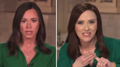 Scarlett Johansson hilarious recreation of Katie Britt's SOTU response takes the Internet by storm (@CollinRugg/X, @nbcsnl/X) Scarlett Johansson hilarious recreation of Katie Britt's SOTU response takes the Internet by storm (@CollinRugg/X, @nbcsnl/X)