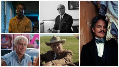 Best Supporting Actor: Sterling K. Brown for American Fiction, Robert De Niro for Killers of the Flower Moon, Robert Downey Jr. for Oppenheimer, Ryan Gosling for Barbie and Mark Ruffalo for Poor Things. Best Supporting Actor: Sterling K. Brown for American Fiction, Robert De Niro for Killers of the Flower Moon, Robert Downey Jr. for Oppenheimer, Ryan Gosling for Barbie and Mark Ruffalo for Poor Things. 