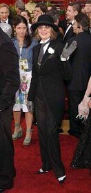 Diane Keaton rocks menswear look (Getty images ) Diane Keaton rocks menswear look (Getty images )