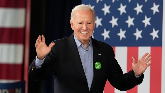 Joe Biden jokes about his age in a new ad (AP Photo/Brynn Anderson) (AP)