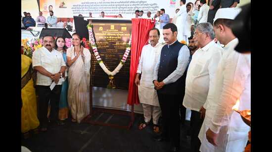Deputy Chief Minister, Ajit Pawar inaugurated the project on Sunday. The ceremony was attended by Higher and Technical Education Minister Chandrakant Patil, MP Supriya Sule. (HT PHOTO)