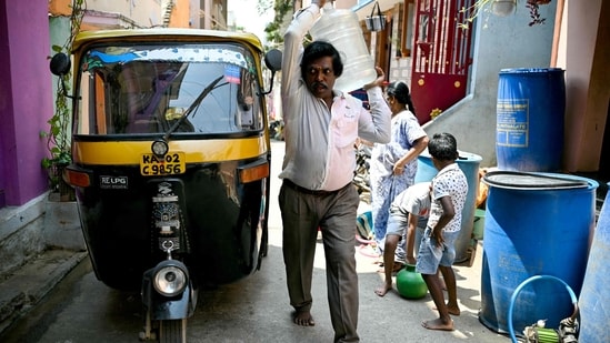 Officials emphasized that Bengaluru requires 2,100 million liters per day (MLD) of potable water, of which 1,450 MLD comes from the Cauvery River. They sought to assure that there is sufficient water in the reservoirs to last until July.&nbsp;(AFP)