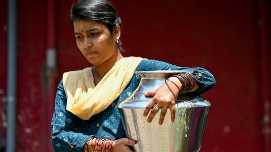 While the Bangalore Water Supply and Sewerage Board (BWSSB) indicated that the situation can be managed in central areas, the water crisis is more severe on the outskirts of the city.&nbsp;(AFP)