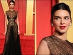 Kendall Jenner stuns in sizzling black lace detailing dress at the 2024 Oscars Vanity Fair after party Kendall Jenner stuns in sizzling black lace detailing dress at the 2024 Oscars Vanity Fair after party