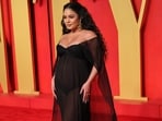 Oscars 2024: Vanessa Hudgens arrives at the Vanity Fair Oscar party after the 96th Academy Awards. 