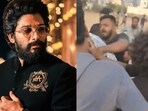 In a video shared on X, Allu Arjun's fans can be seen beating up a man In a video shared on X, Allu Arjun's fans can be seen beating up a man