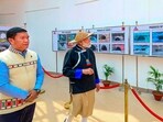 Prime Minister Narendra Modi with Arunachal Pradesh chief minister Pema Khandu at an exhibition during the 'Viksit Bharat Viksit Northeast' programme in Itanagar. Prime Minister Narendra Modi with Arunachal Pradesh chief minister Pema Khandu at an exhibition during the 'Viksit Bharat Viksit Northeast' programme in Itanagar.