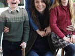 Kate Middleton poses alongside her three children in latest picture 