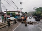 The state has been in the throes of conflict for over 10 months. (PTI) The state has been in the throes of conflict for over 10 months. (PTI)