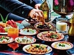 The iftar meals during Ramzan are becoming more and more creative, featuring lighter dishes with dips and global cuisines(Shutterstock)