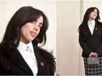Oscars 2024: Billie Eilish poses on the Academy Awards red carpet in a Chanel look. 