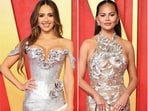 Jessica Alba and Chrissy Teigen in their gorgeous Tamara Ralph and Oscar de la Renta gowns at the Oscar Awards 2024 Jessica Alba and Chrissy Teigen in their gorgeous Tamara Ralph and Oscar de la Renta gowns at the Oscar Awards 2024