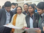 Students of the City Montessori School, Kanpur Road, said that the chemistry paper was a balanced one and appeared quite contented with their performance.