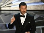 Oscars 2024: Jimmy Kimmel delivers a speech during the opening of the 90th Annual Academy Awards. Oscars 2024: Jimmy Kimmel delivers a speech during the opening of the 90th Annual Academy Awards.