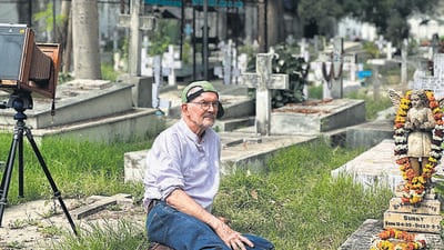 A photographer from Zurich in Switzerland, Michael has been coming on-and-off to India for 40 years. (HT Photo) A photographer from Zurich in Switzerland, Michael has been coming on-and-off to India for 40 years. (HT Photo)