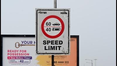A speeding red car allegedly hit them while they were crossing the road near Sector 76 Metro station in Noida on Sunday (Ht Archive/representational image) A speeding red car allegedly hit them while they were crossing the road near Sector 76 Metro station in Noida on Sunday (Ht Archive/representational image)