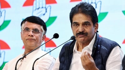 Congress leader KC Venugopal slammed the BJP government on X. (File photo) Congress leader KC Venugopal slammed the BJP government on X. (File photo)